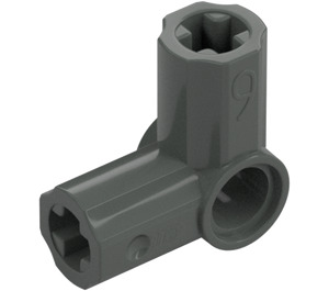 LEGO Dark Gray Angle Connector #6 (90º) (32014 / 42155)