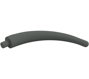 LEGO Dark Gray Animal Tail End Section (40379)