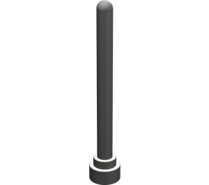 LEGO Dark Gray Antenna 1 x 4 with Rounded Top (3957 / 30064)