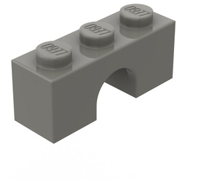 LEGO Grigio scuro Arco 1 x 3 (4490)