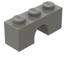 LEGO Dunkelgrau Bogen 1 x 3 (4490)