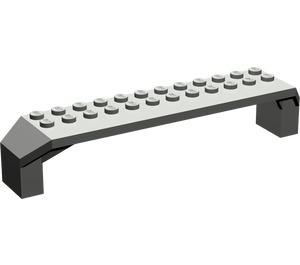 LEGO Gris foncé Arche
 2 x 14 x 2.3 (30296)