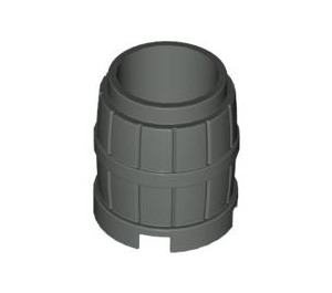 LEGO Dark Gray Barrel 2 x 2 x 1.7 (2489 / 26170)