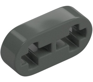 LEGO Dark Gray Beam 2 x 0.5 with Axle Holes (41677 / 44862)