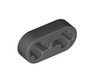LEGO Dark Gray Beam 2 x 0.5 with Axle Holes (41677 / 44862)