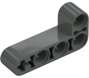 LEGO Grigio scuro Trave 2 x 4 Piegato 90 gradi, 2 e 4 Fori (32140 / 42137)