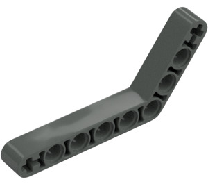 LEGO Dark Gray Beam Bent 53 Degrees, 4 and 6 Holes (6629 / 42149)