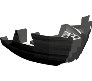 LEGO Dark Gray Boat Bow 12 x 12 x 5 & 1/3 Hull Outside (6050)