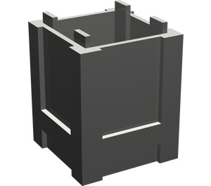 LEGO Dark Gray Box 2 x 2 x 2 Crate (61780)