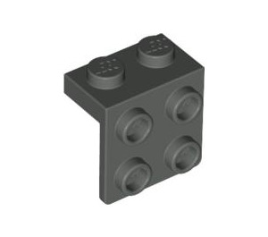 LEGO Gris foncé Support 1 x 2 avec 2 x 2 (21712 / 44728)