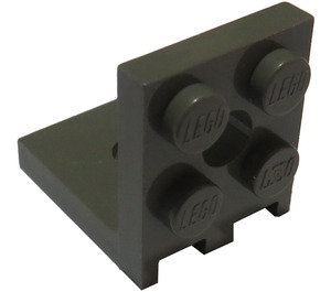 LEGO Dark Gray Bracket 2 x 2 - 2 x 2 Up (3956 / 35262)