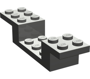 LEGO Dunkelgrau Halterung 8 x 2 x 1.3 (4732)