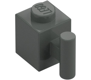 LEGO Dark Gray Brick 1 x 1 with Handle (2921 / 28917)