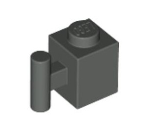LEGO Gris foncé Brique 1 x 1 avec Manipuler (2921 / 28917)