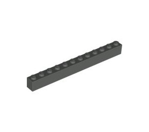 LEGO Dark Gray Brick 1 x 12 (6112)