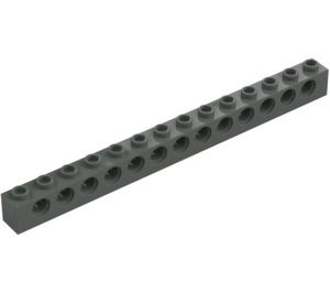 LEGO Dark Gray Brick 1 x 14 with Holes (32018)