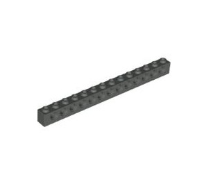 LEGO Dunkelgrau Backstein 1 x 14 mit Löcher (32018)
