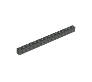 LEGO Gris foncé Brique 1 x 16 avec des trous (3703)