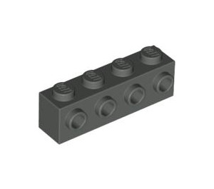LEGO Donkergrijs Steen 1 x 4 met 4 Studs Aan een Kant (30414)