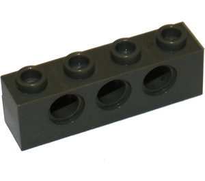 LEGO Dark Gray Brick 1 x 4 with Holes (3701)