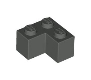 LEGO Dunkelgrau Backstein 2 x 2 Ecke (2357)