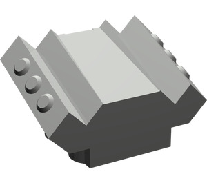 LEGO Gris foncé Brique 2 x 2 avec Sloped Motor Bloquer Sides (30601)