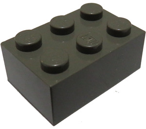 LEGO Gris Foncé Brique 2 x 3 (3002)