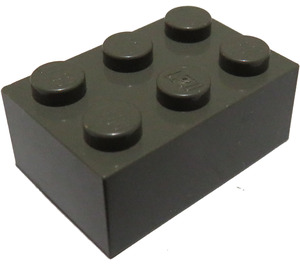 LEGO Gris foncé Brique 2 x 3 (3002)