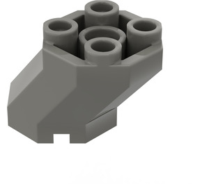 LEGO Dark Gray Brick 2 x 3 x 1.6 Octagonal Offset (6032)