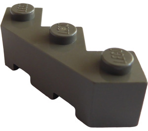 LEGO Donkergrijs Steen 3 x 3 Facet (2462)