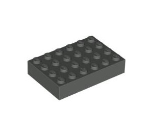 LEGO Dark Gray Brick 4 x 6 (2356 / 44042)