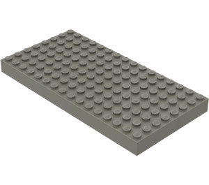 LEGO Donkergrijs Steen 8 x 16 (4204 / 44041)