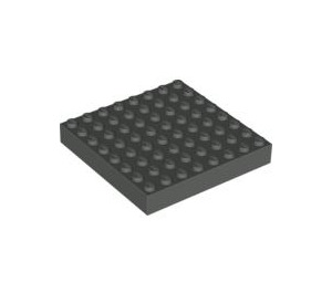 LEGO Gris foncé Brique 8 x 8 (4201 / 43802)