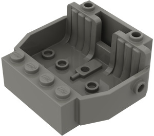 LEGO Grigio scuro Macchina Base 4 x 5 con 2 Seats (30149)