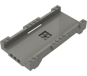 LEGO Dark Gray Car Track 16 x 8 x 2 Straight (42936)