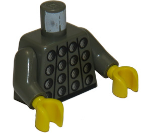 LEGO Mørkegrå  Slot Torso (973 / 73403)