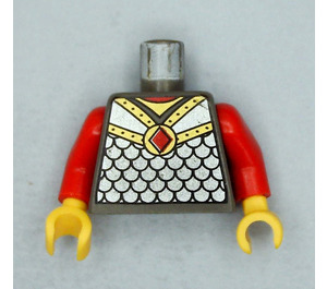 LEGO Dark Gray Chess King Torso (973)