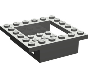 LEGO Dark Gray Cockpit 6 x 6 (4597)