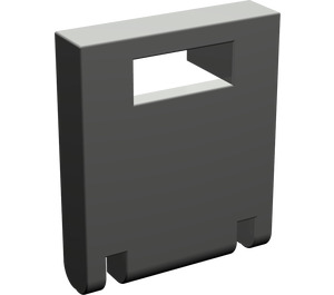 LEGO Dark Gray Container Box 2 x 2 x 2 Door with Slot (4346 / 30059)