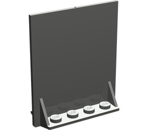 LEGO Dark Gray Door 2 x 8 x 6 Revolving with Shelf Supports (40249 / 41357)