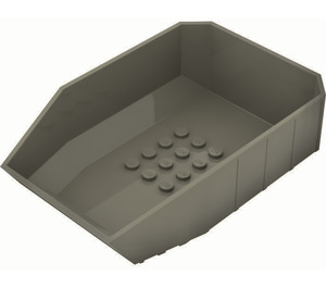 LEGO Dark Gray Dump Truck Bed 8 x 12 x 4 (30300)