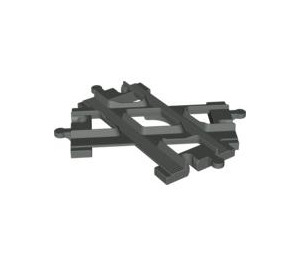 LEGO Dark Gray Duplo Crossrails (6376)
