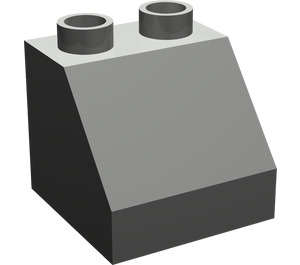 LEGO Dunkelgrau Duplo Steigung 2 x 2 x 1.5 (45°) (6474 / 67199)