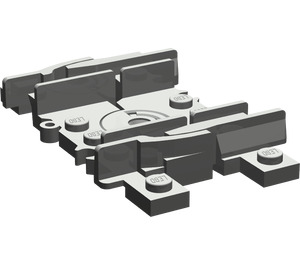 LEGO Gris foncé Flex Rail 4 x 8 (64022)