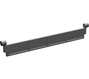LEGO Dark Gray Garage Roller Door Section with Handle (4219)