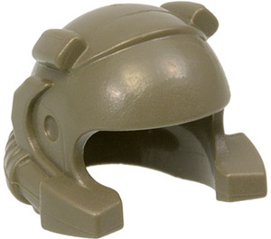 LEGO Dark Gray Helmet with Side Sections and Headlamp (30325 / 88698)