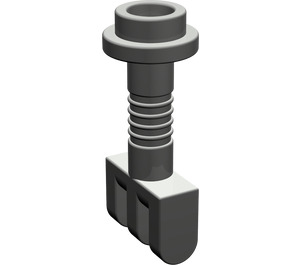 LEGO Dark Gray Hinge Bar 2 with 3 Stubs and Top Stud (2433)