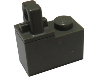 LEGO Gris foncé Charnière Brique 1 x 2 avec 1 Finger (76385)