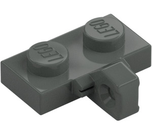 LEGO Dark Gray Hinge Plate 1 x 2 with Vertical Locking Stub with Bottom Groove (44567 / 49716)