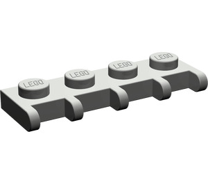 LEGO Gris foncé Charnière assiette 1 x 4 avec Auto Roof Titulaire (4315)